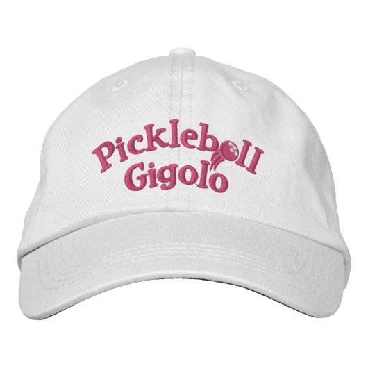 Pickleball Gigolo™ Swingrz Swag Totaal speler Geborduurde Pet (Voorkant)