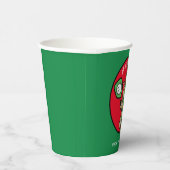 Pickleball Gingerbrood, aangepaste tekst Papieren Bekers (Rechts)