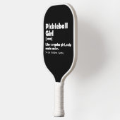 Pickleball Girl Funny Definition Pickle Ball Paddle (Links)