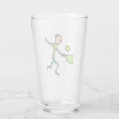 Pickleball Glas (Achterkant)