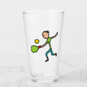 Pickleball Glas (Voorkant)