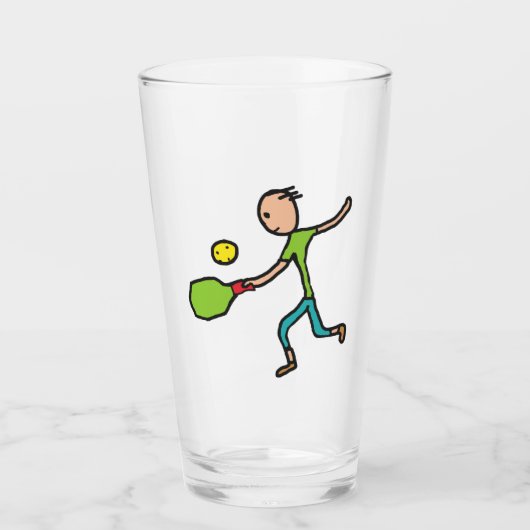 Pickleball Glas (Voorkant)