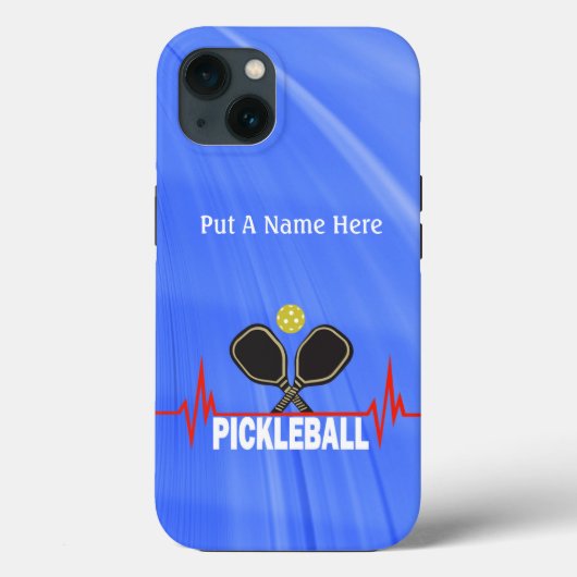 Pickleball goed voor het hart personaliseren Case-Mate iPhone case (Achterkant)