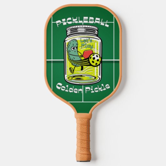 Pickleball Gouden Pickle – Nieuwe Lagere Prijs Paddle (Voorkant)