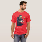 Pickleball graaf Dinkula's spookachtige verhaal T-shirt (Voorkant volledig)