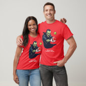 Pickleball graaf Dinkula's spookachtige verhaal T-shirt (Unisex)