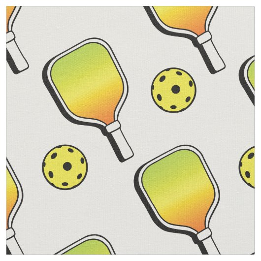 Pickleball - gradiënt, aangepast achtergrondweefse stof (Close Up)