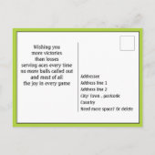 Pickleball Grand Slam Birthday  Briefkaart (Achterkant)