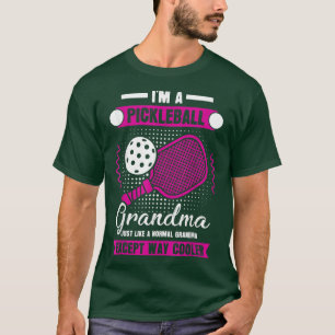 Pickleball Grandma als een normale grootmoeder beh T-shirt