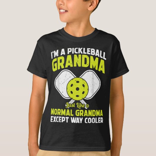 Pickleball Grandma Funny Pickleball Player Grandmo T-shirt (Voorkant)