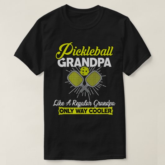 Pickleball Grandpa Funny Men's Player Pickle Ball T-shirt (Design voorkant)