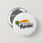 Pickleball Grandpa Ronde Button 5,7 Cm (Voorkant /achterkant)
