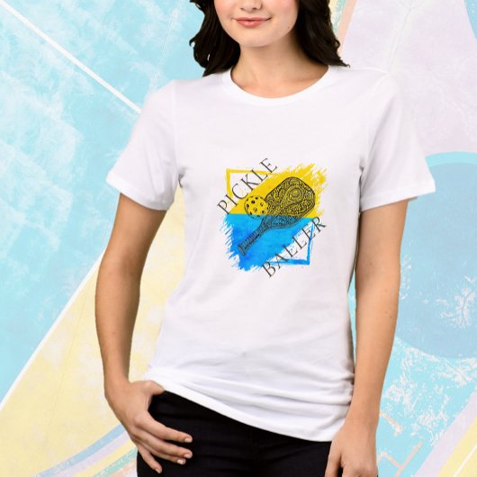 Pickleball Graphic T-Shirt Tri-Blend Shirt