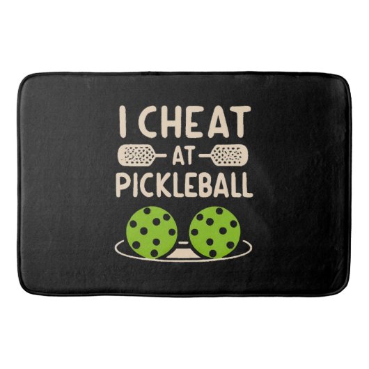 Pickleball Grappig Badmat (Voorkant)