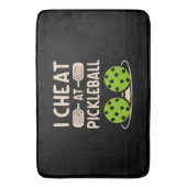 Pickleball Grappig Badmat (Voorkant Verticaal)