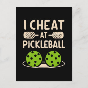 Pickleball Grappig Briefkaart