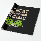 Pickleball Grappig Cadeaupapier (Uitgerold)