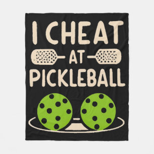 Pickleball Grappig Fleece Deken
