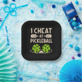 Pickleball Grappig Papieren Bordje (Feest)