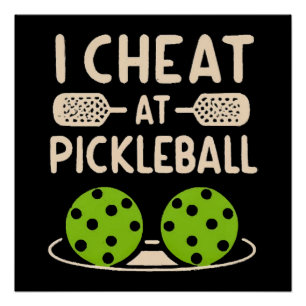 Pickleball Grappig Perfect Poster