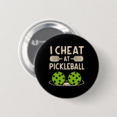 Pickleball Grappig Ronde Button 5,7 Cm (Voorkant /achterkant)