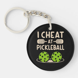 Pickleball Grappig Sleutelhanger