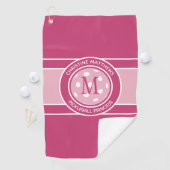 Pickleball Grappige Aangepaste Quote Naam Initiaal Golfhanddoek (Insitu)