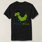 Pickleball grappige hond 4 t-shirt (Design voorkant)