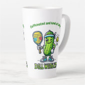 Pickleball Grappige Koffiemok Drinkgerei Keuken Latte Mok (Rechterhoek)