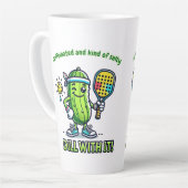 Pickleball Grappige Koffiemok Drinkgerei Keuken Latte Mok (Linkerhoek)