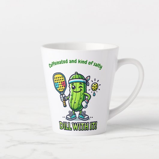 Pickleball Grappige Koffiemok Drinkgerei Keuken Latte Mok (Rechts)