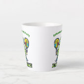 Pickleball Grappige Koffiemok Drinkgerei Keuken Latte Mok (Voorkant)