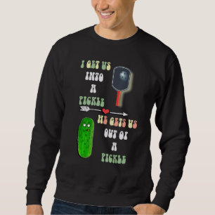 Pickleball Grappige Pickle Grap Paartje Trui