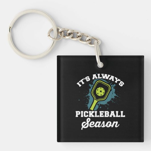Pickleball Grappige Pickleball Cadeaus Sleutelhanger (voorkant)