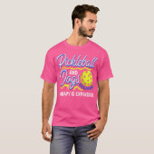 Pickleball Grappige Pickleball Man Vrouw T-shirt (Voorkant volledig)