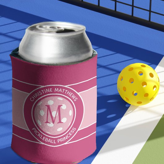 Pickleball Grappige Spreuk Aangepaste Naam Initiaa Blikjeskoeler