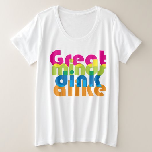 Pickleball Grote breinen knipperen als hetzelfde Grote Maat T-shirt (Design voorkant)