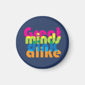 Pickleball Grote breinen knipperen als hetzelfde Magneet (Voorkant)