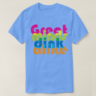 Pickleball Grote breinen knipperen op dezelfde man T-shirt
