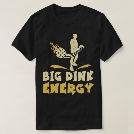 Pickleball Grote Dink Energie T-shirt (Design voorkant)