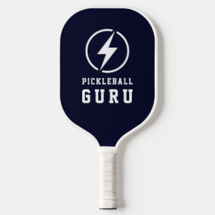 Pickleball Guru Monogram Lightning Bolt Gepersonal Pickleball Paddle