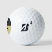 Pickleball Guy Golfer Monogram Initiaal Name Golfballen (Logo)