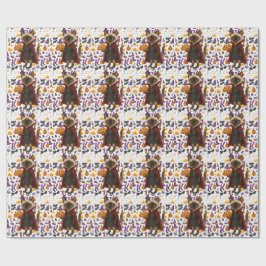 Pickleball Halloween feest voor kattenliefhebbers Cadeaupapier