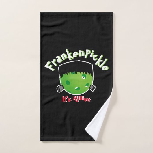 Pickleball Halloween - FrankenPickle - Het is live Handdoek (Handdoek)