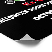 Pickleball Halloween - FrankenPickle - Het is live Poster (Hoek)