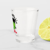 Pickleball Halloween - FrankenPickle - Het is live Shot Glas (Rechts)
