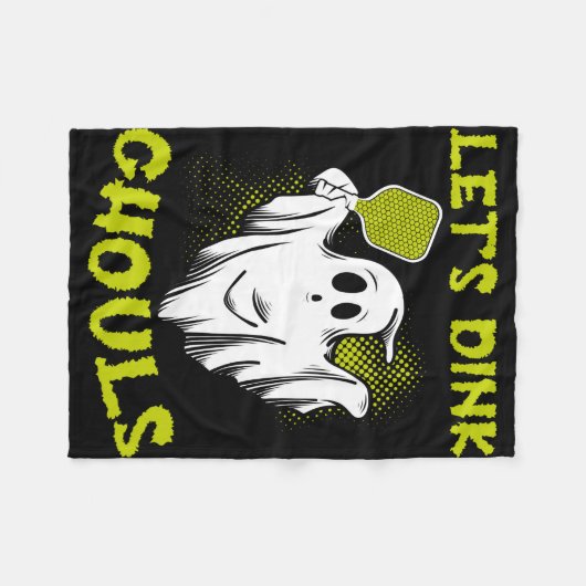 Pickleball Halloween Kostuum Pickleball Lover Tric Fleece Deken (Voorkant (Horizontaal))