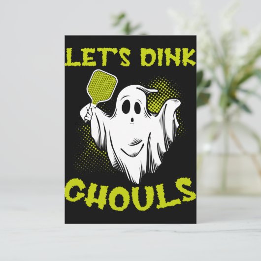 Pickleball Halloween Kostuum Pickleball Lover Tric Kaart (Staand voorkant)