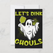 Pickleball Halloween Kostuum Pickleball Lover Tric Kaart (Achterkant)