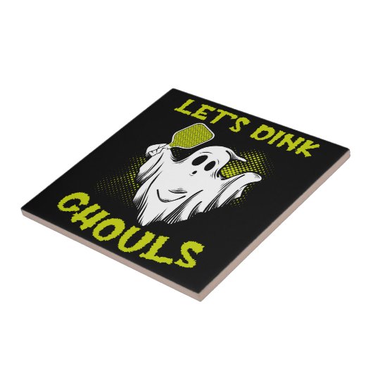 Pickleball Halloween Kostuum Pickleball Lover Tric Tegeltje (Zijkant)